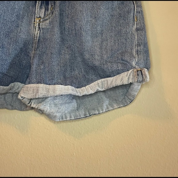 Carmar LF Denim Shorts Size 26 Blue Shorts Distressed Cuffed High Rise - Picture 5 of 12